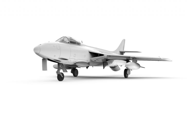 Naval Models - Airfix- a09185 hawker hunter f6