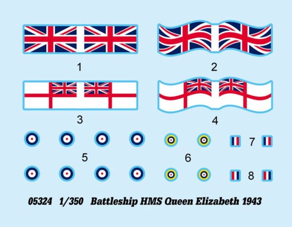 Naval Models - boten - Trumpeter - Battleship HMS Queen Elizabeth 1943