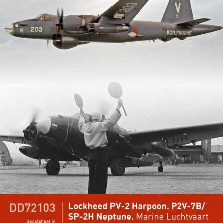 DD72103 Lockheed PV-2 Harpoon, P2V-7B/SP-2H Neptune. Marine Luchtvaartdienst. Royal Neth.NAS