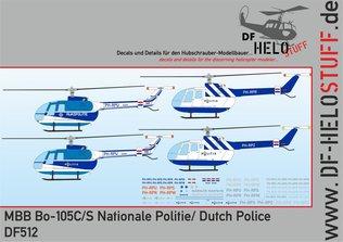 DF51272 MBB Bo-105 C-S Nationale Politie- Dutch Police