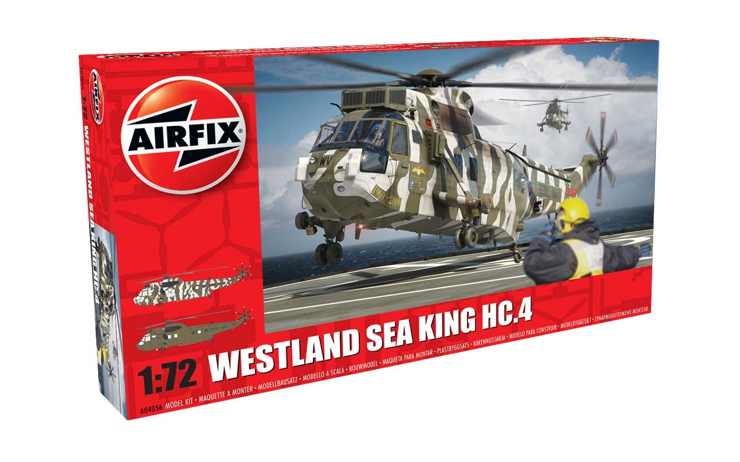 Naval Models plastic modelbouw Airfix A04056 Westland Sea King HC4