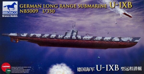 Naval Models - schepen - Bronco German Long Range Submarine Type IXB