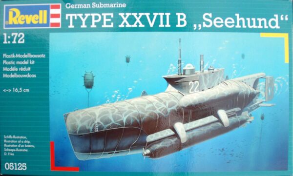 Naval Models - schepen - Revell type XXVII B Seehund
