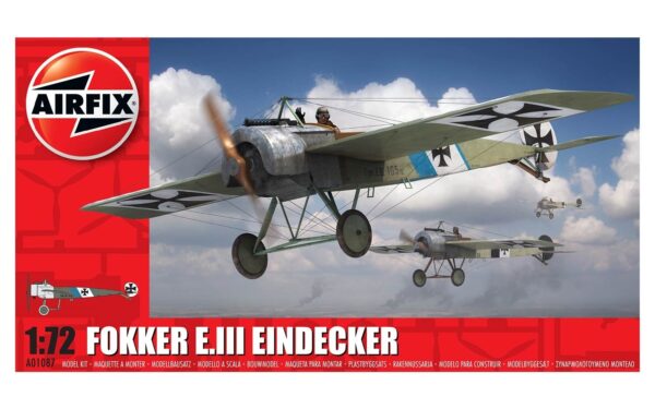 Naval-Models-vliegtuigen-Airfix-Fokker-E.III-Eindecker-A01087