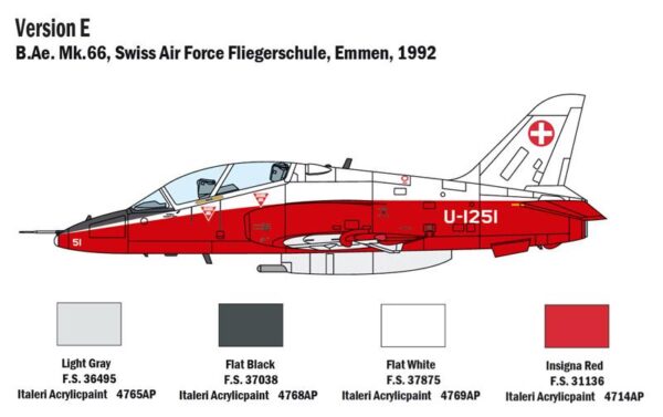 Naval Models-vliegtuigen-Italeri-Hawk T1