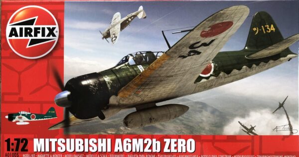 Naval Models- vliegtuigen- Mitsubishi A6M2b Zero