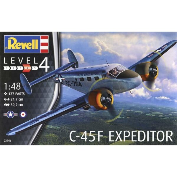 Naval Models-vliegtuigen-Revell C-45F Expeditor