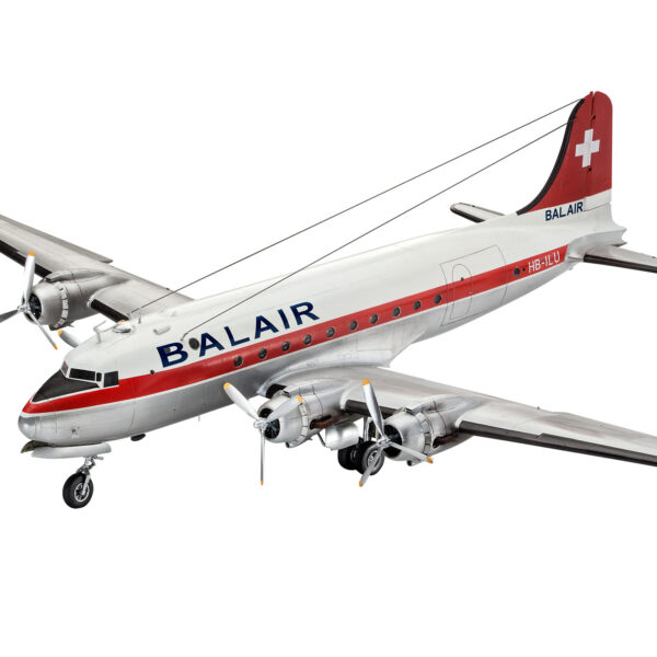 Naval-Models-vliegtuigen-Revell-DC4-Balair-Iceland-Airways