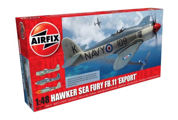 Naval Models -vliegtuigen- Airfix Hawker SeaFury FB.11 Export
